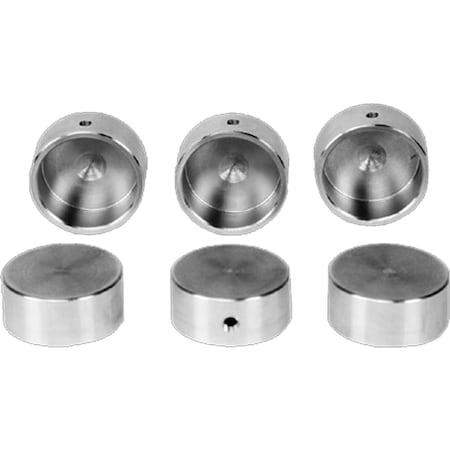 Ekena Millwork Bolt Cover Caps, Stainless Steel, PK 6 GB6005LCCSS